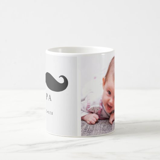 PAPA Aangepaste foto-Mok Koffiemok (Center)