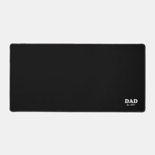 Papa aangepaste test datum typografie minimalistis bureaumat (Voorkant)