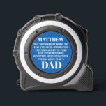 Papa-aanstaande zwangerschap onthullen aan echtgen rolmaat<br><div class="desc">Verras je aanstaande vader met een op maat gemaakte meetlint in het blauw, een unieke manier om de vreugde van de zwangerschap te onthullen! Gepersonaliseerd met zijn naam en tekst naar keuze, combineert deze speciale tool functionaliteit met sentimentaliteit. Personaliseer het voor een extra touch, waardoor dit een gekoesterde aandenken voor...</div>