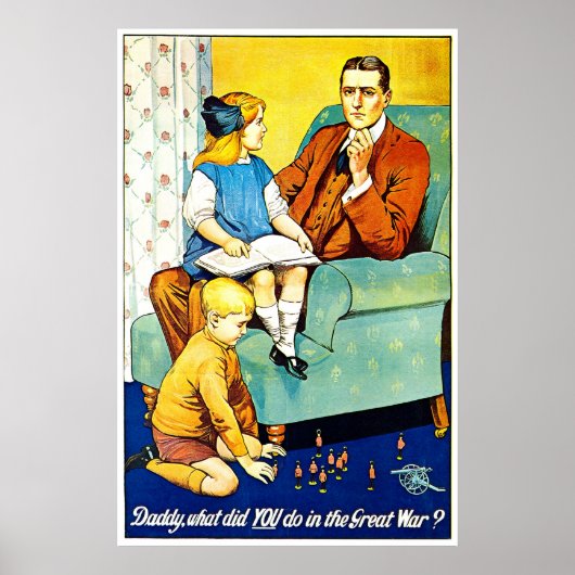 Papa? - Afdrukken Poster (Voorkant)