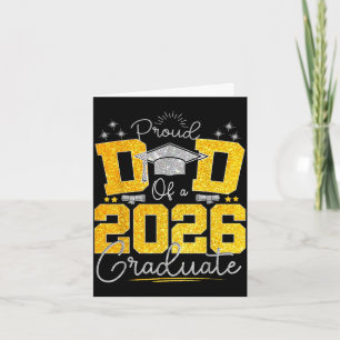 Papa afstudeer senior 2026 trotse papa van een 202 kaart