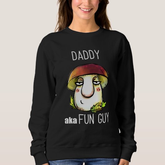 Papa Aka Fun Guy Fungi paddenstoel voor grootvader Trui (Voorkant)