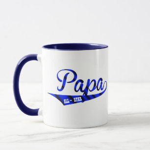 Papa All Star Design vaderdag Gift Idee Koffie Mok