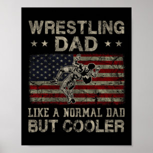 Papa als een normale vader, maar cooler Vaderdag Poster
