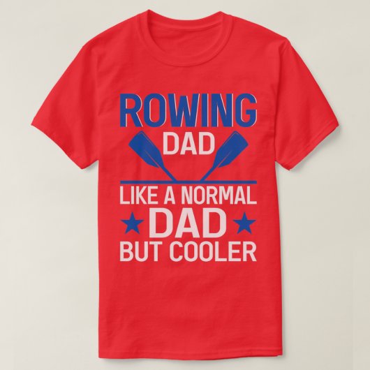 Papa als een normale vader, maar koeler citaat Row T-shirt (Design voorkant)