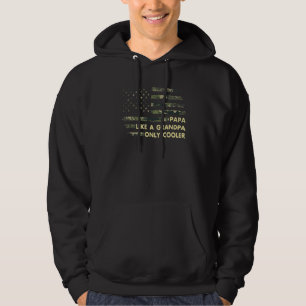 PAPA als een opa ALLEEN COOLER Papa Definitie ca Hoodie