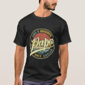Papa als een opa alleen er pa papa definitie t-shirt (Voorkant)