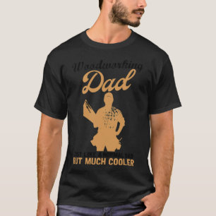 Papa als normale papa veel koeler ruimte t-shirt