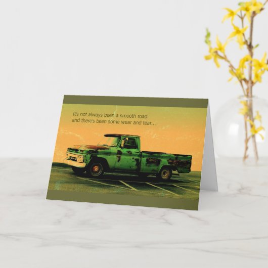 Papa altijd daar kaart (Gele Bloem)