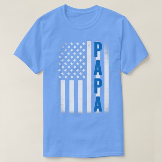 PAPA American Flag Shirt Fathers Day 2020 (Design voorkant)