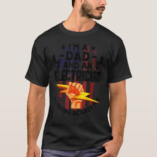 Papa-Amerikaans vlaggenschip T-shirt (Voorkant)