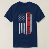 PAPA AMERIKAANSE VLAG T T-SHIRT (Design voorkant)