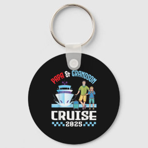Papa & Grandson Cruise 2025 Familievakantie CR Sleutelhanger