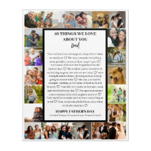 Papa appreciatie | Vaderdag 22 Fotocollage