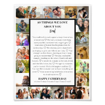 Papa appreciatie | Vaderdag 22 Fotocollage