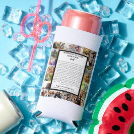 Papa appreciatie | Vaderdag 22 Fotocollage Seltzer Blikjeskoeler