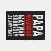 Papa Art For Grandpa From Grandkids Father's Day P Fleece Deken (Voorkant (Horizontaal))