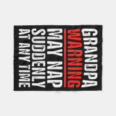 Papa Art For Grandpa From Grandkids Father's Day P Fleece Deken (Voorkant (Horizontaal))