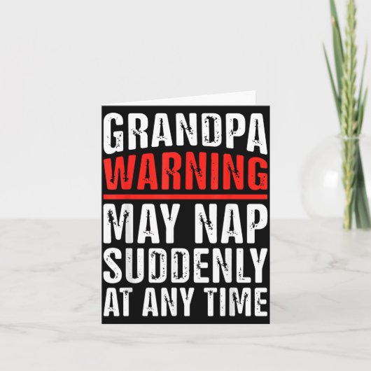 Papa Art For Grandpa From Grandkids Father's Day P Kaart (Voorkant)