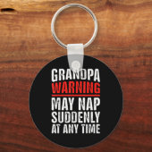 Papa Art For Grandpa From Grandkids Father's Day P Sleutelhanger (Voorkant)