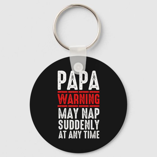 Papa Art For Grandpa From Grandkids Father's Day P Sleutelhanger (Voorkant)