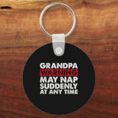 Papa Art For Grandpa From Grandkids Father's Day P Sleutelhanger (Voorkant)