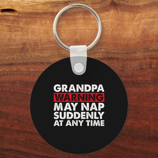 Papa Art For Grandpa From Grandkids Father's Day P Sleutelhanger (Voorkant)