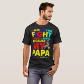 Papa Autisme Bewustzijn Puzzel Gift T-shirt (Voorkant volledig)