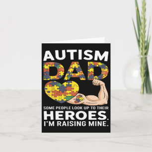 Papa autisme sommige mensen kijken naar hun helden kaart