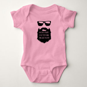 Papa baard Baby Een stuk lichaamsdeel Romper