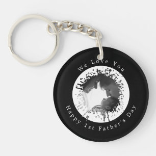 Papa & Baby - 1e Vaderdag Keepsake Sleutelhanger