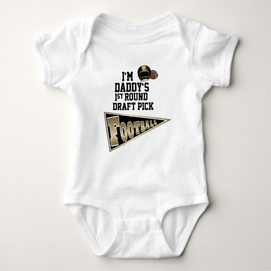 Papa - Baby Jersey Bodysuit (Voorkant)