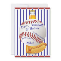 Papa Baby shower Beer Baseball en baby's