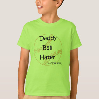 Papa Ball Hater Youth Sport Tek Performance t-shir T-shirt