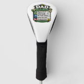 Papa bank golfheadcover (Voorkant)