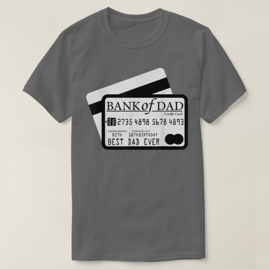 Papa bank t-shirt (Design voorkant)