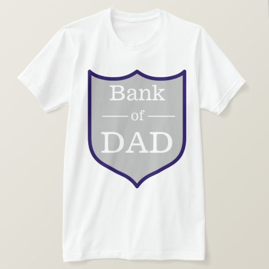 Papa bank t-shirt (Design voorkant)