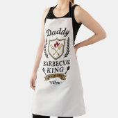 Papa Barbecue Koning Schort Aangepaste Naam en Jaa (Insitu)