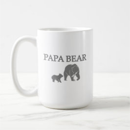 "Papa Bear" Bear Fishing with Cub Coffee Mug Koffiemok