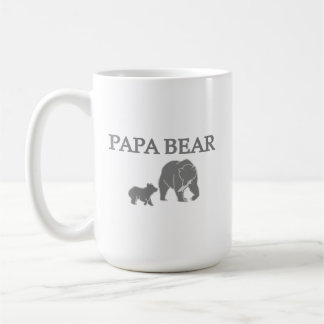 "Papa Bear" Bear Fishing with Cub Coffee Mug Koffiemok