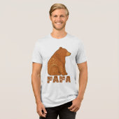 Papa Bear Classic Boho T-Shirt (Voorkant volledig)