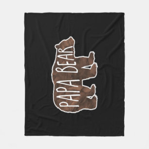 Papa Bear Classic Fleece Deken
