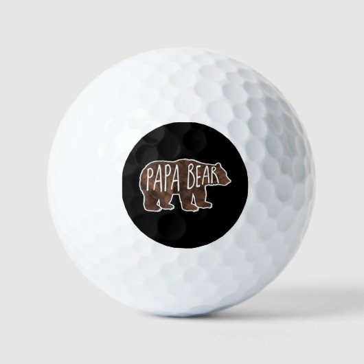 Papa Bear Classic Golfballen (Voorkant)