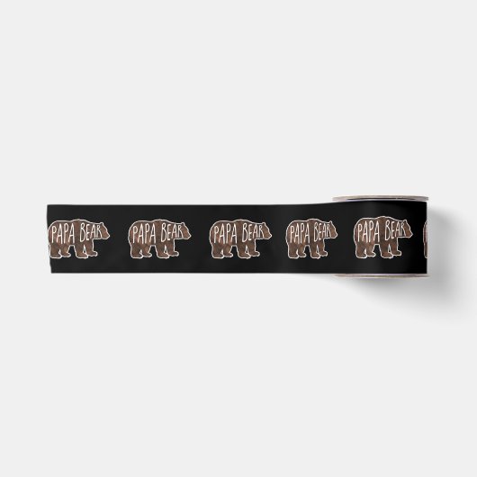 Papa Bear Classic Satijnen Lint (Voorkant)
