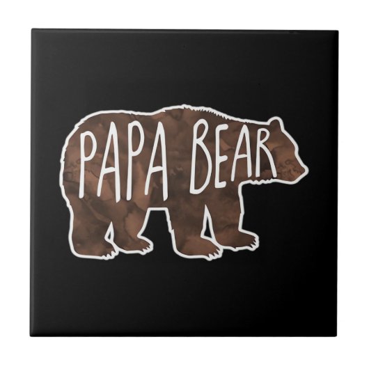 Papa Bear Classic Tegeltje (Voorkant)