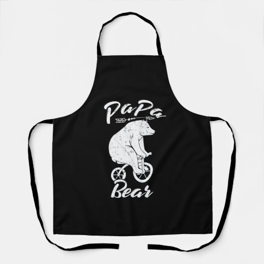 Papa Bear Cool Design Schort (Voorkant)