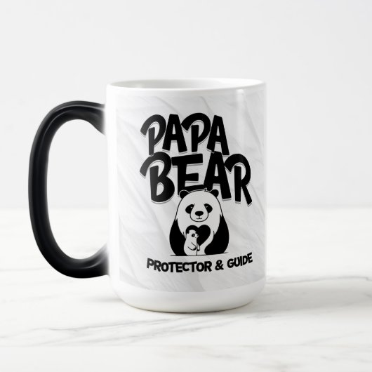 Papa Bear Mug – Protector & Guide Panda Design Magische Mok (Links)