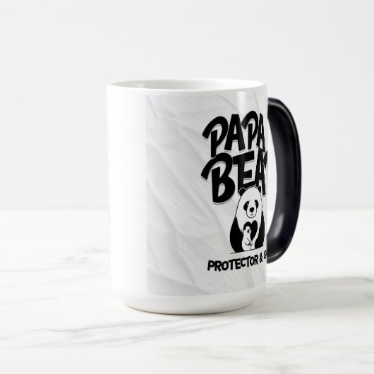 Papa Bear Mug – Protector & Guide Panda Design  Magische Mok (Voorkant rechts)