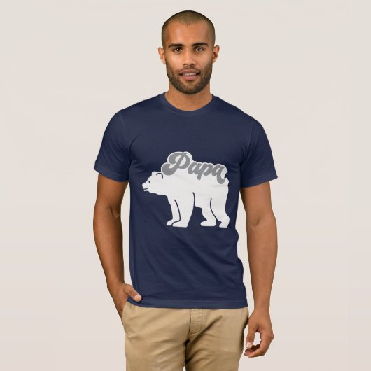 Papa Bear T-shirt (Voorkant volledig)