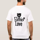 Papa Bear T-Shirt – Protector & Guide | Cute Panda (Achterkant)